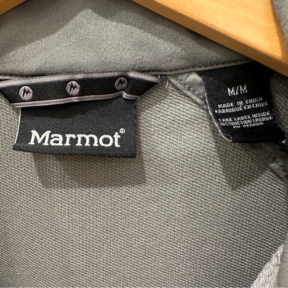 Marmot Men's Softshell Jacket Gray Full Zip Lightweight Size Medium - Picture 9 of 9